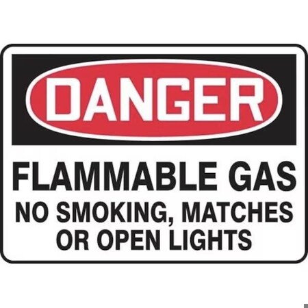 Accuform OSHA DANGER SAFETY SIGN FLAMMABLE MCHL273XP MCHL273XP